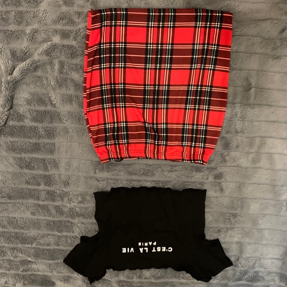 Skirt and crop set